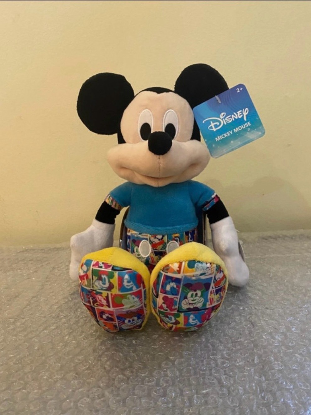 Disney Mickey Mouse Plush, For Ages 2+, Multicolor